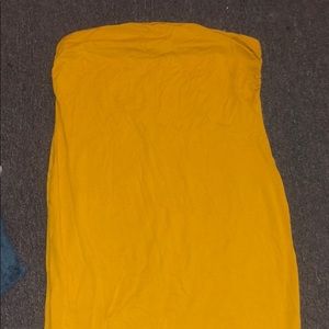 Long Bodycon strapless dress